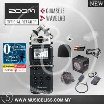 Zoom H5 Handy Recorder and APH-5 Accessory Pack w/ 0% Instalment (H-5)