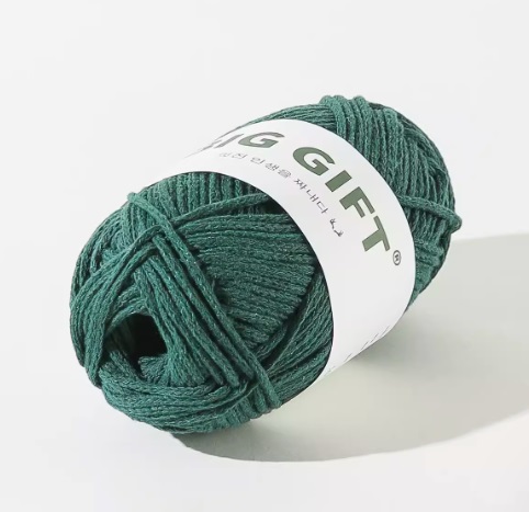 2mm Organic Hollow Yarn Biggift 2mm DIY Cotton Yarn Crochet Bag 100g
