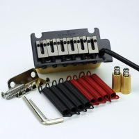 GUYKER 1 Set GUYKER 2 Post Point Electric Guitar Tremolo System Bridge Brass Saddle & Brass base & Spring GG2001