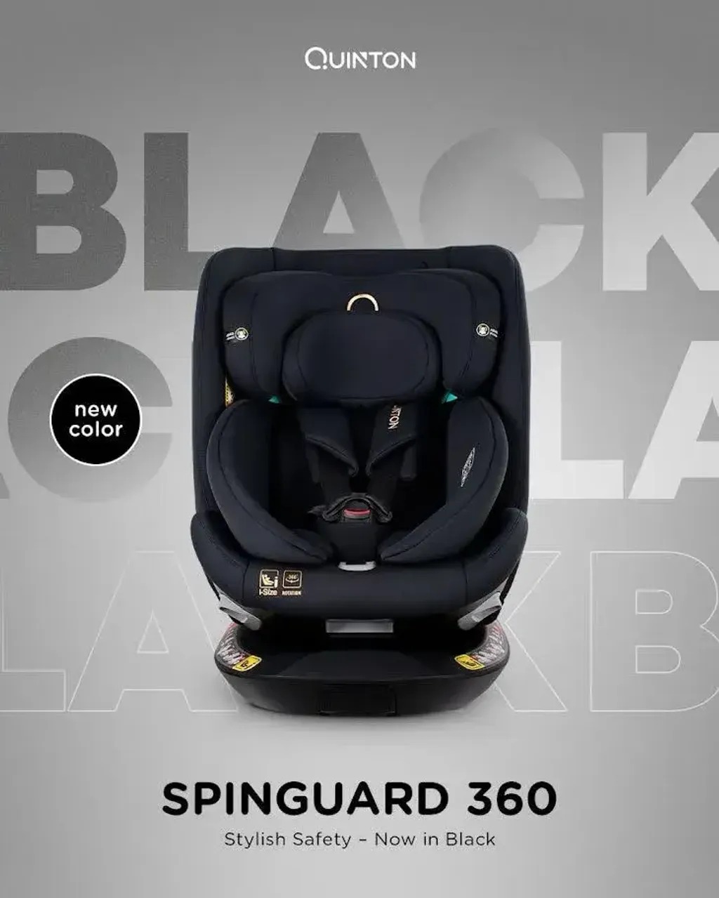 QUINTON SPINGUARD 360 BABY CAR SEAT