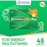 Berocca Effervescent Tablets Orange Multivitamin (45`s)