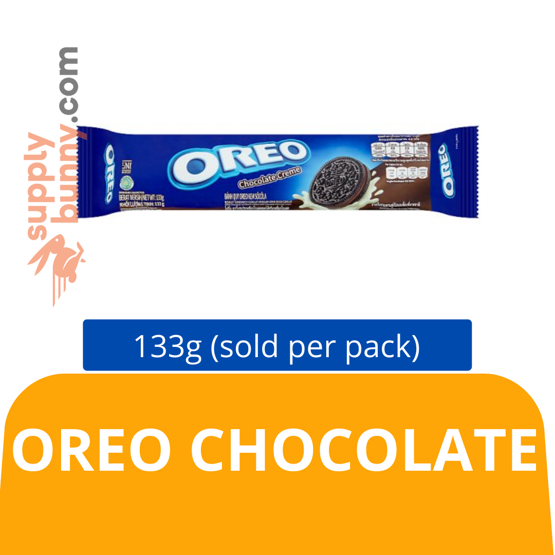 Oreo Chocolate 133g (sold per pack) 巧克力奥利奥 PJ Grocer Biskut Oreo Coklat