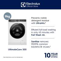 Electrolux EWF9023P5WC 9kg Front Load Washer with UltraMix & Full Wash 45 | 2y Warranty