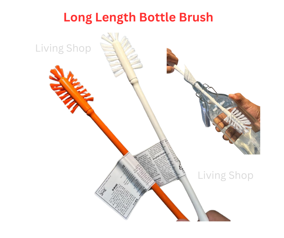 IKEA Feeding Bottle Cleansing Brush | Long Water Bottle Cleaning Tool | Berus Botol Panjang | Durable Bottle Brush