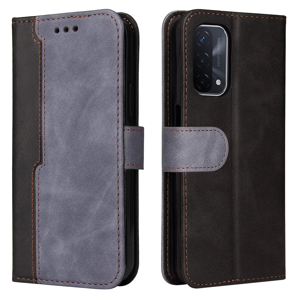 Cho Oppo A17 A17K A57S A77S A57 A77 A76 A96 A55 A54 A74 A94 4G A16 A16K A15 A15S A93 A73 A53 2020 vỏ điện thoại ví da với dây đeo tay khe cắm thẻ vỏ lật bảo vệ vỏ