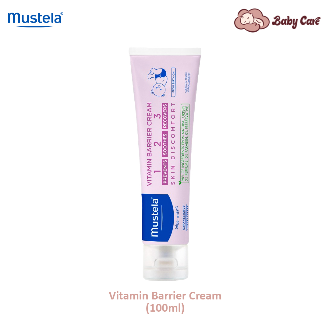 MUSTELA Vitamin Barrier Cream Baby Nappy Cream (50ml/100ml)