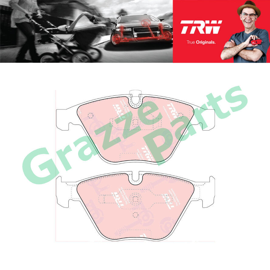 TRW Brake Pad Front for GDB1498 - BMW E60-E66 E84 E90-E92 525i 730i 745i X1