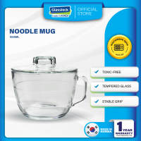 (Microwave Safe)Glasslock Noodle Glass Container With Glass Lid - 705ml/1000ml Food Container Mangkuk Mee Kaca Makanan