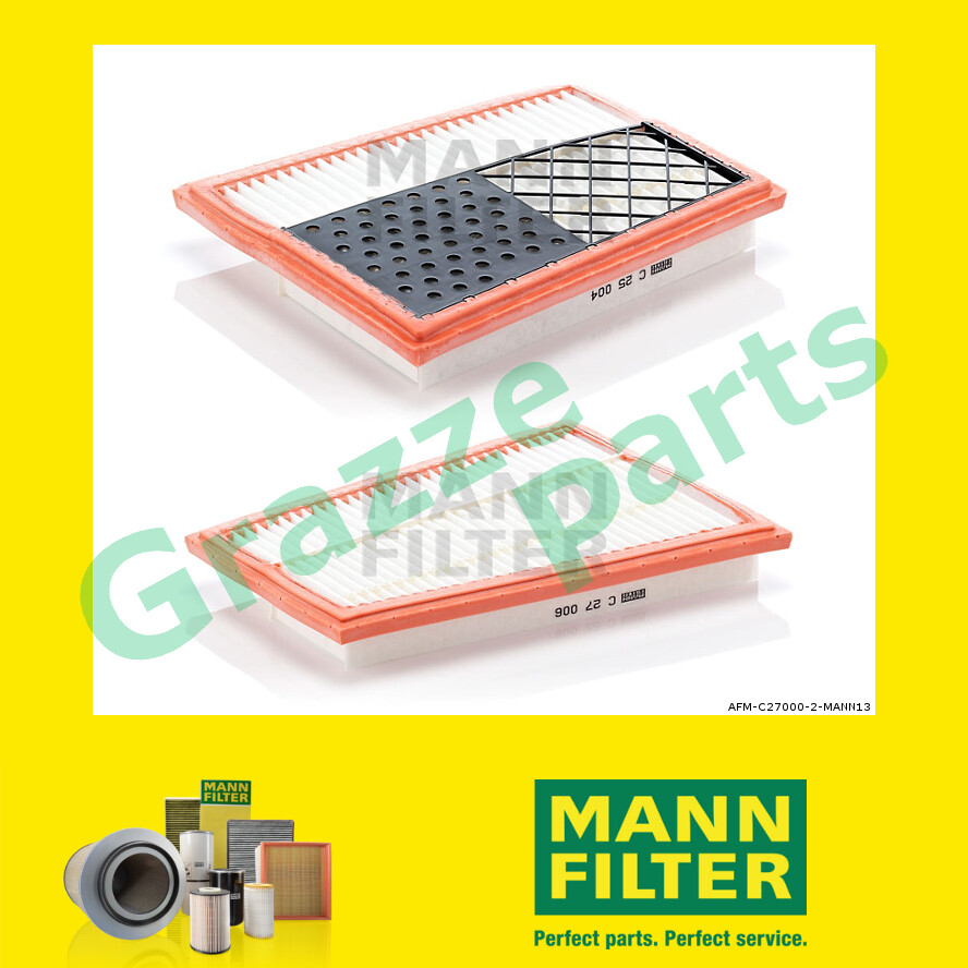 2pc) 100% Original Mann Engine Air Filter C27000-2 C 27 000-2 for ...