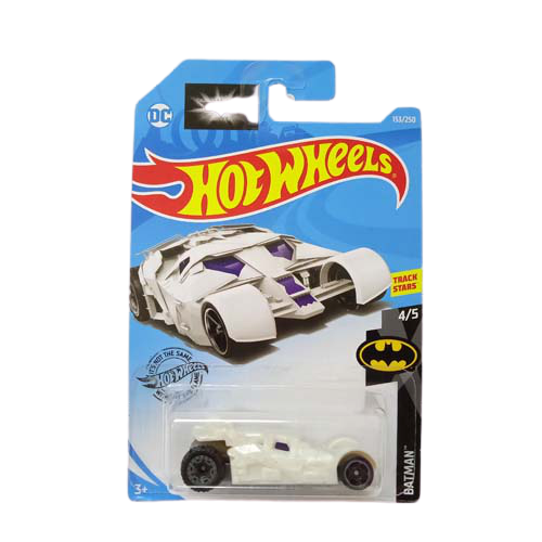 hot wheels the dark knight batmobile white