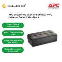 [🎁FREE GIFT] APC BV1000I-MSX EASY UPS 1000VA AVR UNIVERSAL OUTLET 230V - Black