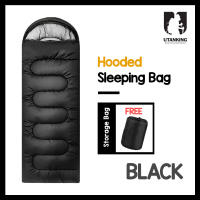 UtanKing™ Premium Sleeping Bag Outdoor Hooded Sleep Bags Camping Hiking Soft Warm Blanket Carpet Picnic Mat Beg Tidur