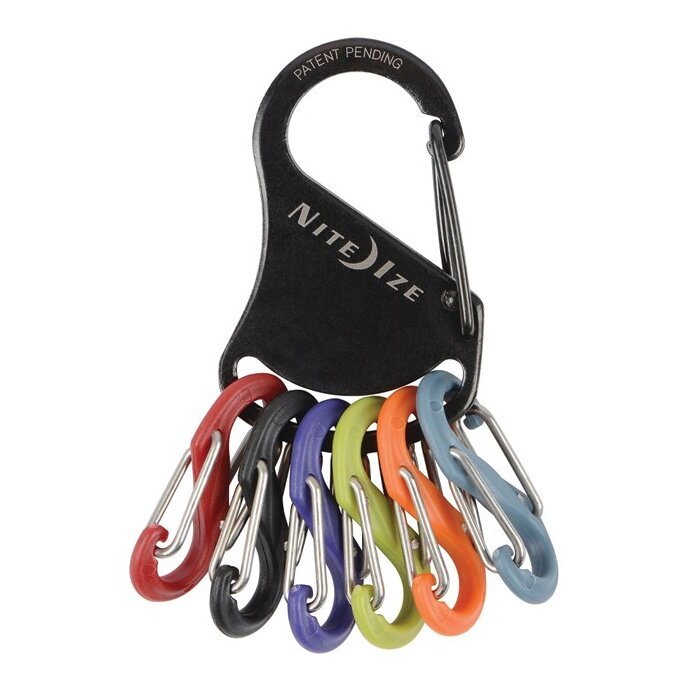 Nite Ize Keyrack S-Biner - Stainless Steel Carabiner Clip Car Key Holder Keychain Holder 钥匙扣