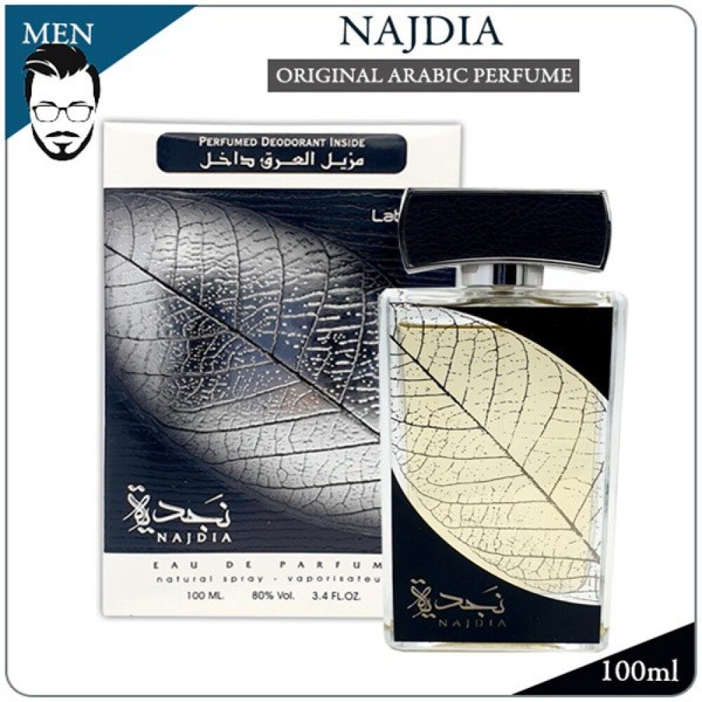 NAJDIA - ORIGINAL ARABIC PERFUME EDP BY LATTAFA DUBAI FOR MEN FRESH PERFUME READY STOCK