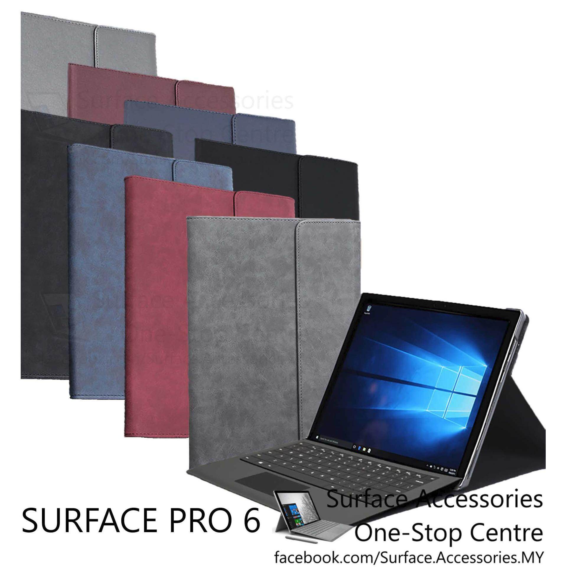 [MALAYSIA]Microsoft Surface Pro 6 Casing Surface Pro 6 Cover Premium Ultimate Case Stand Flip Case