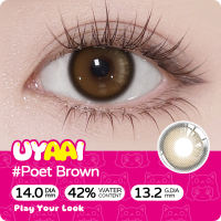 【Natural Series 14.0mm-14.2mm】UYAAI Contact Lens Power 0.00~-6.00 Natural Original Korea Lens Daily 1Pair(1Pcs)
