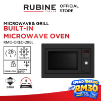 RUBINE RMO-OREO-28BL Built-in Microwave Oven With Capacity Up To (28L)