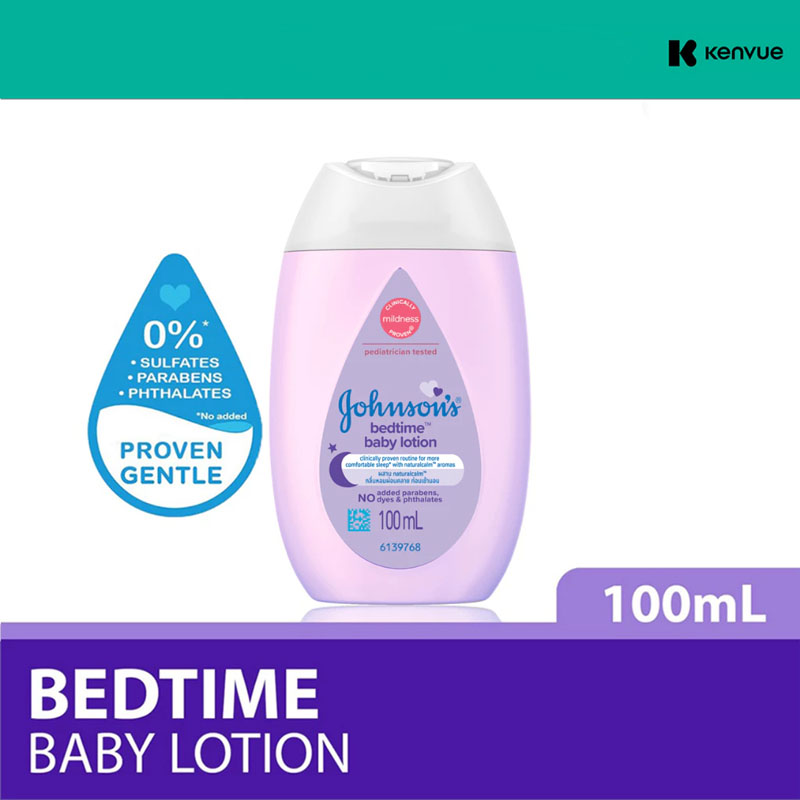 Johnsons Baby Lotion Regular Milk Rice Bedtime 100ml Ph Balance Dry Skin Comfortable Sleep