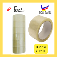 ARROW OPP Clear Tape Fragile Tape 48mm / Packaging Plastic Strong Adhensive Tape - 6 Pcs 透明胶纸 / 玻璃胶纸 / 胶带 / 易碎品胶纸 / 玻璃胶纸