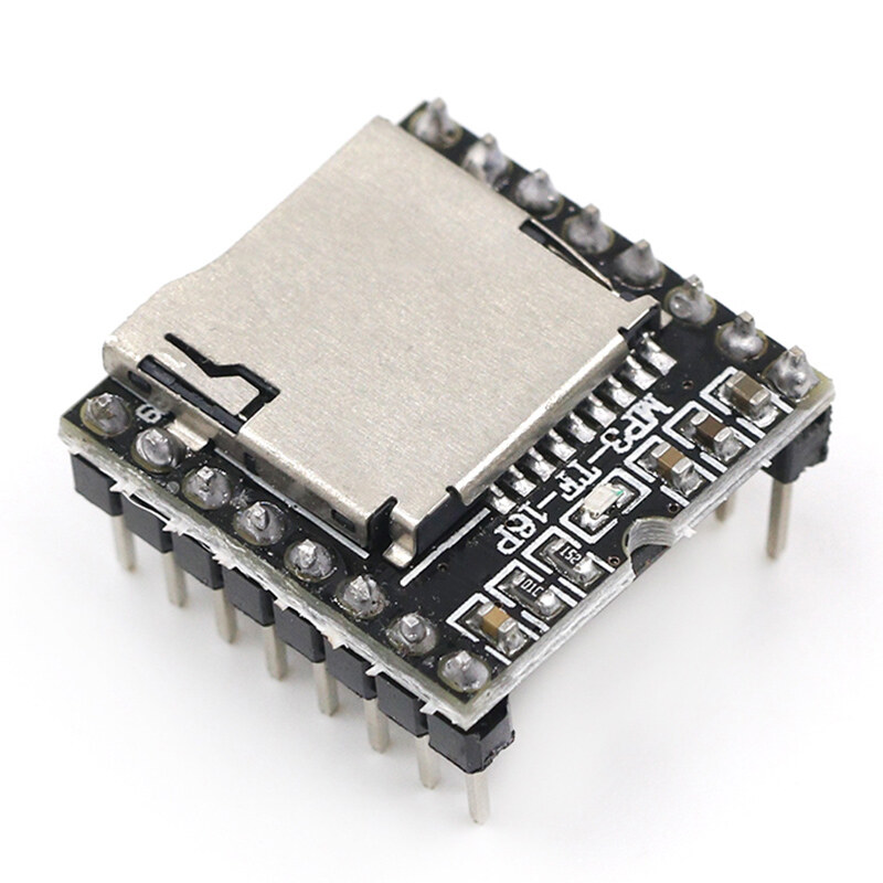 Cho Arduino DF chơi thẻ TF U đĩa âm thanh mô-đun giọng nói Board MP3 máy nghe nhạc mini mô-đun
