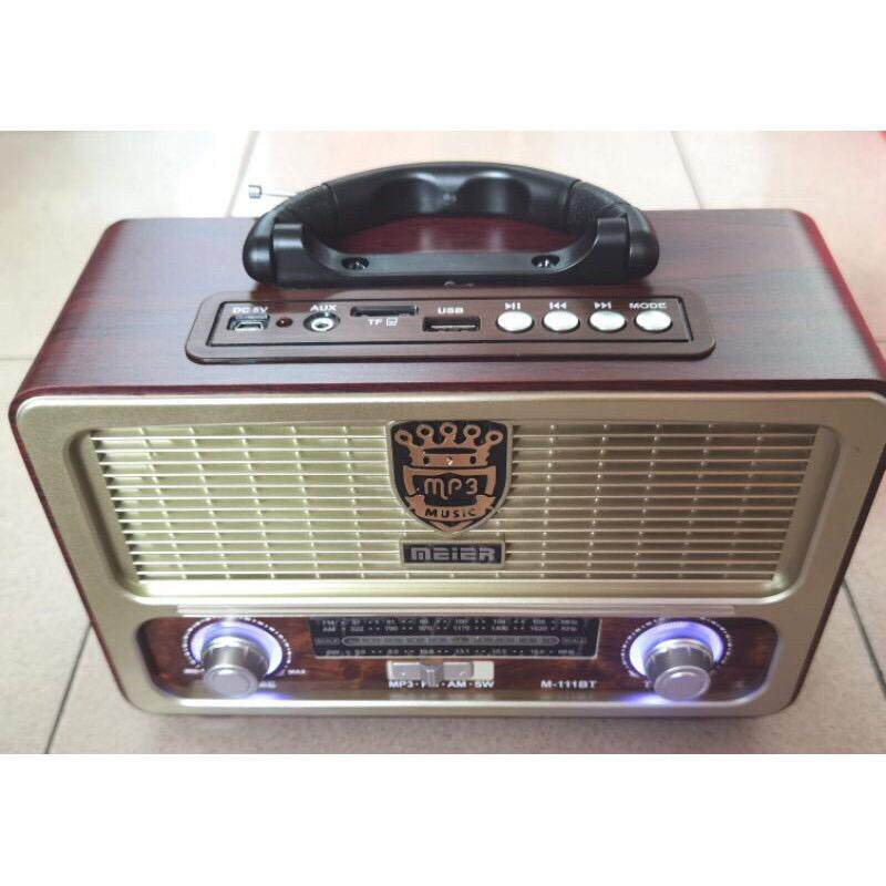 [KL Ready Stock] M-113BT M112 BANDICAM Kemai radio portable am fm radio with remote/usb slot