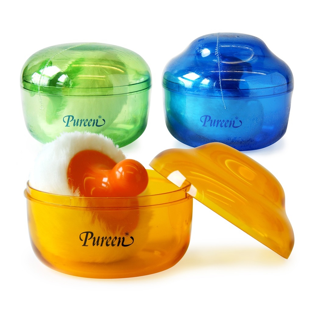 Pureen Transparent Powder Puff (BPA-Free)
