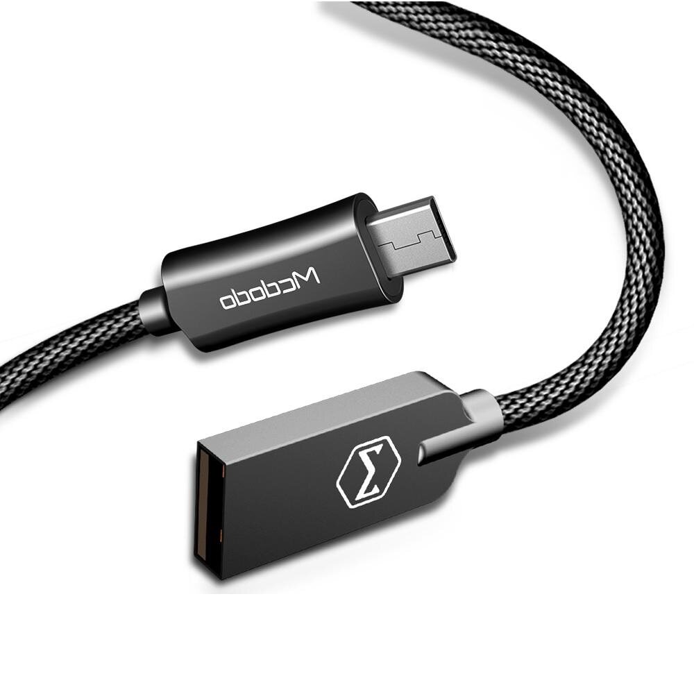 Mcdodo Micro USB 1M Black / Blue / Red Cable With Fast Charge And Fast Data Transmission (CAB-CA440-0/CAB-CA440-1/CAB-CA440-4)