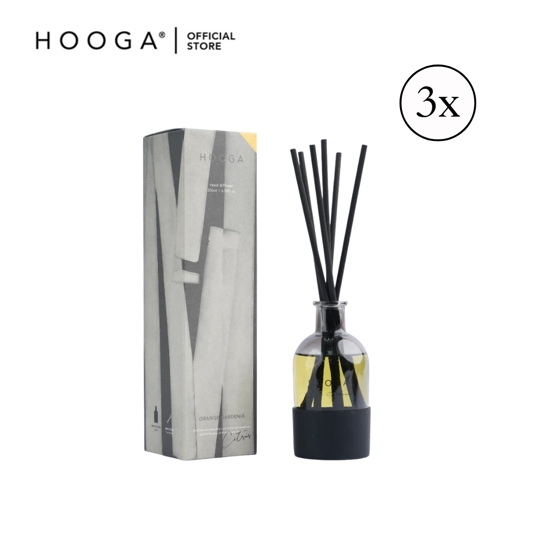 [CLEARANCE] HOOGA Black Series Reed Diffuser 200ML (BUNDLE OF 3)