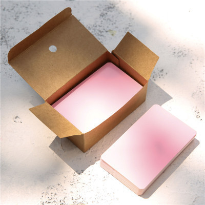🎁🇲🇾 100pcs 250gsm Blank Plain Brown White Colorful Business Card Thick Tag Card | Thank you Card | Kad Kosong | Greeting Card | Flash Card DIY Card | Portable Message Note Memory Card