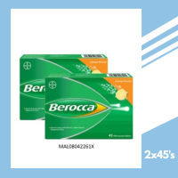 BEROCCA VITAMIN B+C ORANGE EFFERVESCENT TABLET 45S x2 [EXP: 2028]