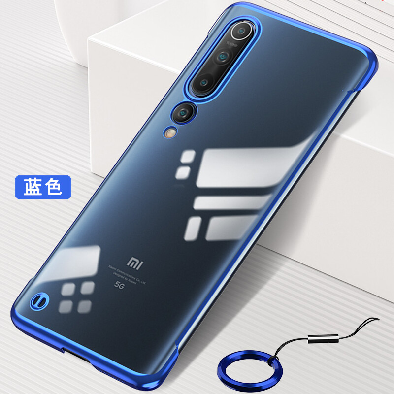 Ốp Góc Siêu Mỏng Mạ Cho Xiaomi Mi 10 Pro 5G BJONE Dành Cho Xiaomi Mi 10 5G Ốp PC Trong Suốt