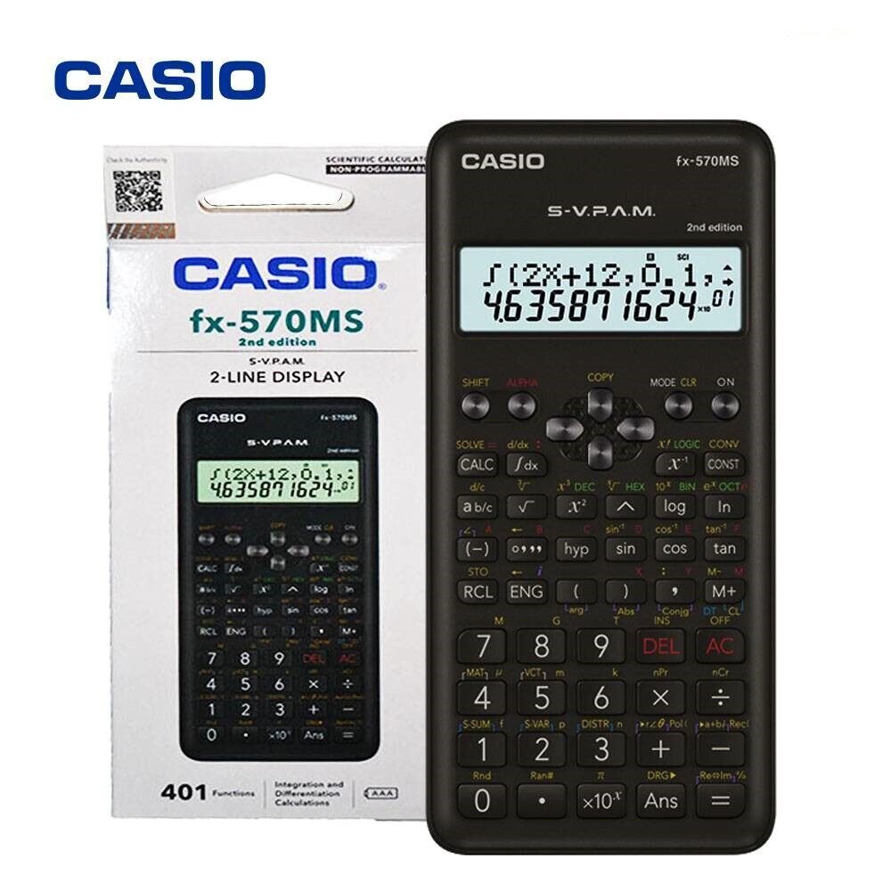 [KL ReadyStock] Casio fx 570ms 2nd edition Scientific Calculator 570ms2 570ms II FX-570MS