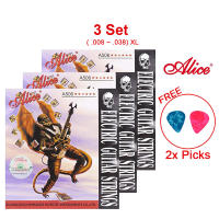 ALICE  .008 or .009 A506 Electric Guitar String SET Original | Tali Gitar Elektrik 1 Set Accessories Set Original Murah 吉他弦 吉他配件