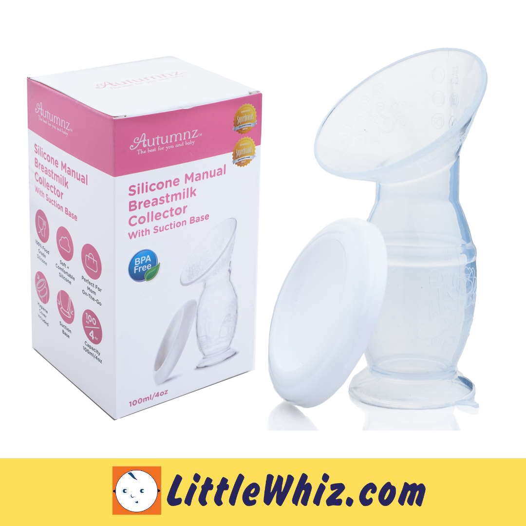 Autumnz Silicone Manual Breastmilk Collector With Suction Base