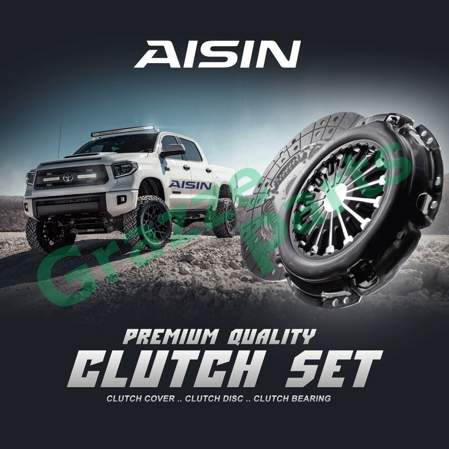 Aisin Clutch Disc Plate Cover Kit Set Mitsubishi Canter FE434 FE639 FE71 - 11.0" x 14T x 30.16mm (CM316U + DM301LU)
