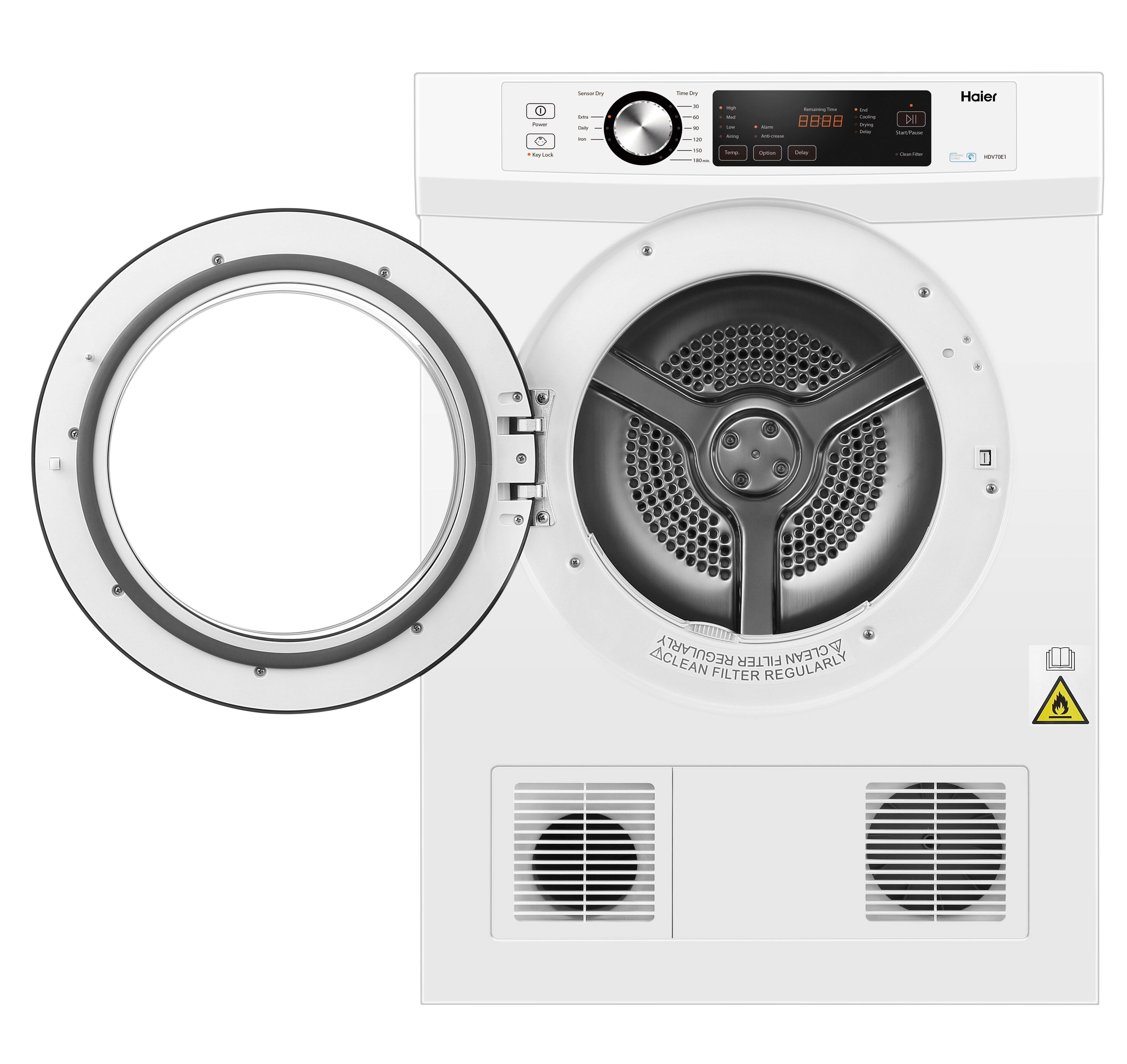 [NEW] Haier 7KG Vented Dryer Pengering Pakaian HDV70E1