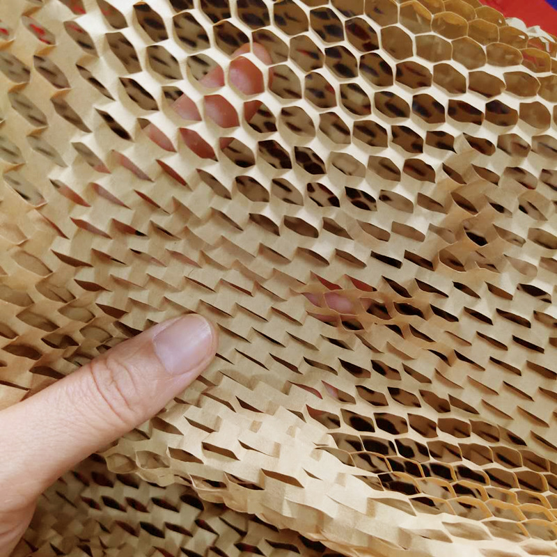 (READY STOCK) Honeycomb Wrap Paper Kraft Wrapping Packaging 蜂窝包装纸
