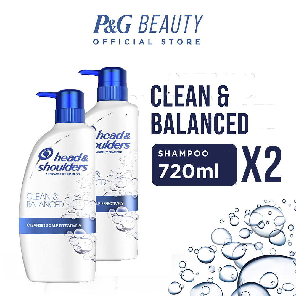 Head & Shoulders Clean & Balanced Anti-Dandruff Shampoo 720ml Bundle Pack