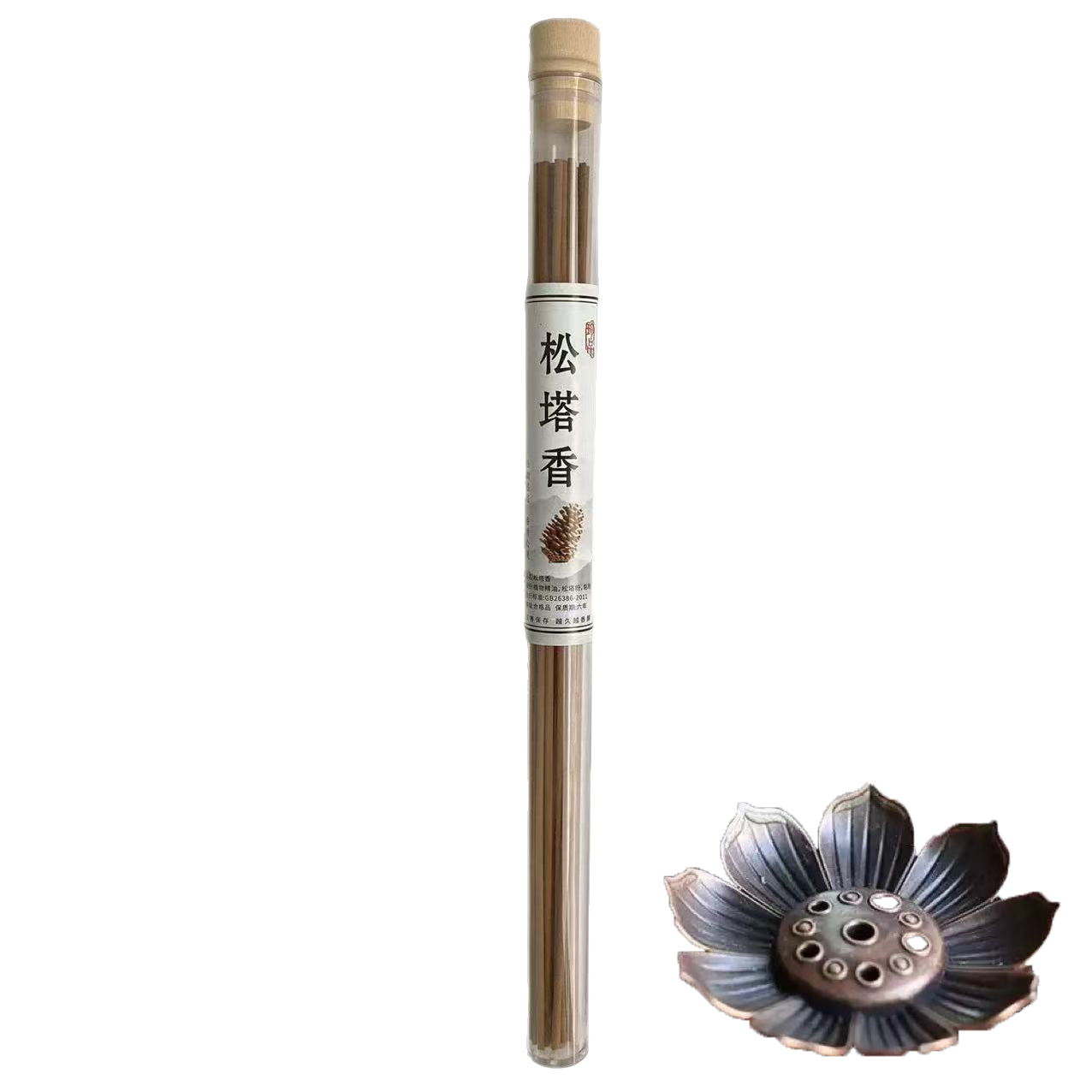 天然松塔线香｜原木无化学添加｜净化空气除异味Natural Pinecone Incense Sticks招财净宅松塔香财库香