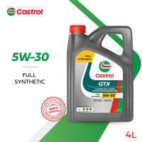 Castrol GTX 5W-30 (4L) Fully Synthetic Engine Oil API SP ILSAC GF-6 for Petrol and Diesel Vehicles