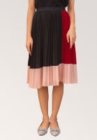 LZZIE MEGHAN SKIRT - BLACK AND BLUE