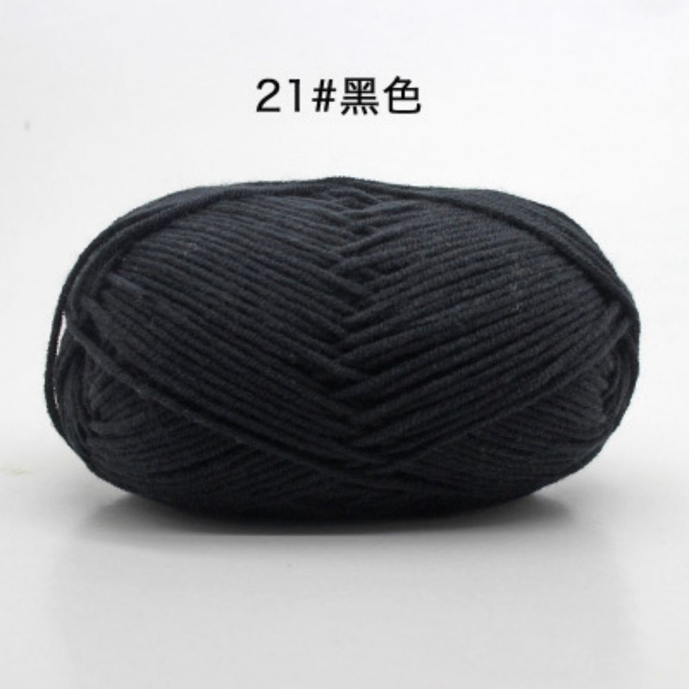 Milk Cotton Yarn 4 Strands Knitting Crochet Yarn Baby Wool Yarns High Quality Soft Warm DIY Milk Cotton Thread Eco-Frien