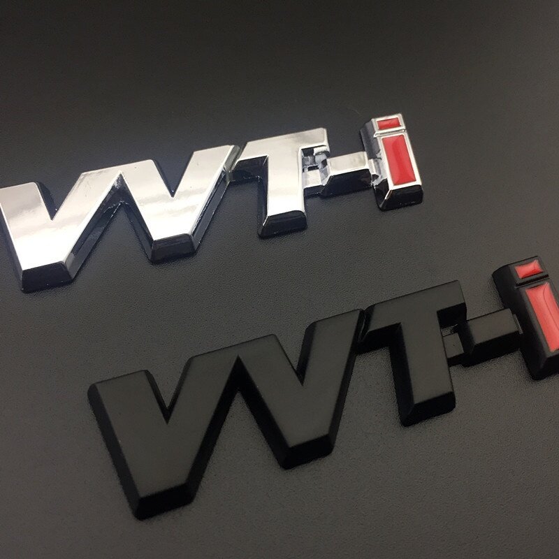 Hot New VVT-i VVTi Logo Car Sticker Fender Emblem Auto Side Wing Badge