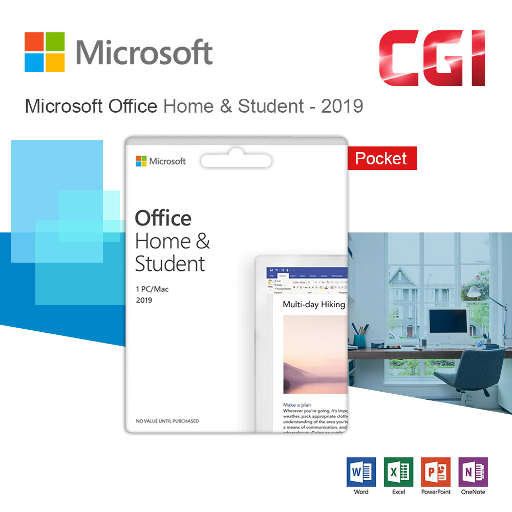 Microsoft Office Home & Student 2019 Pocket ESD - 79G-05020