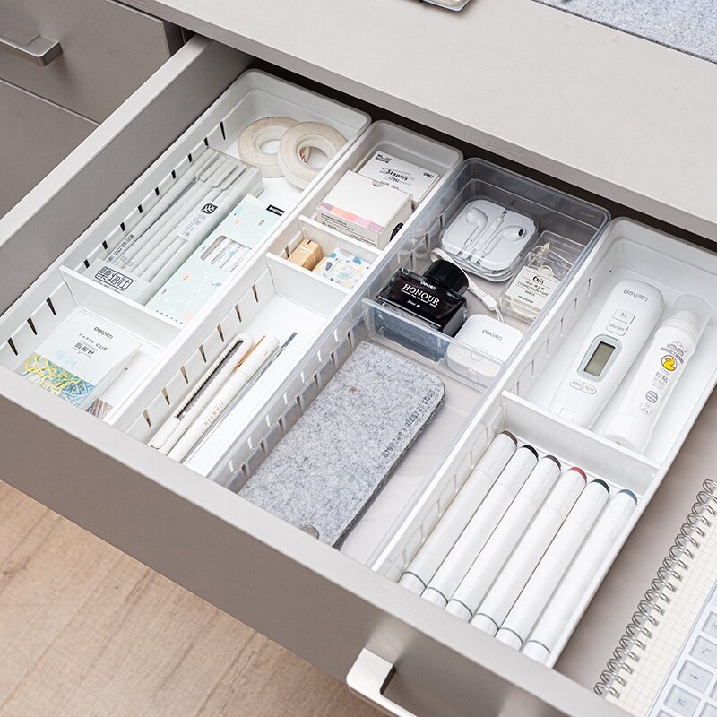 Nordic Multifunction Drawer Organizer Drawer Compartment Cutlery Box Tray Divider Storage Box New Arrival