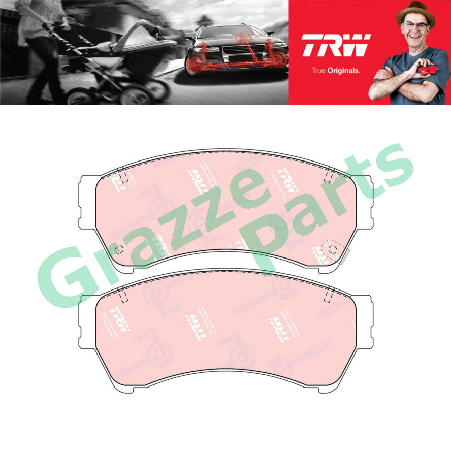 TRW Brake Pad Front for GDB3501 - Mazda 6 GH