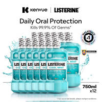Listerine Cool Mint Mouthwash 750ml Twin Pack