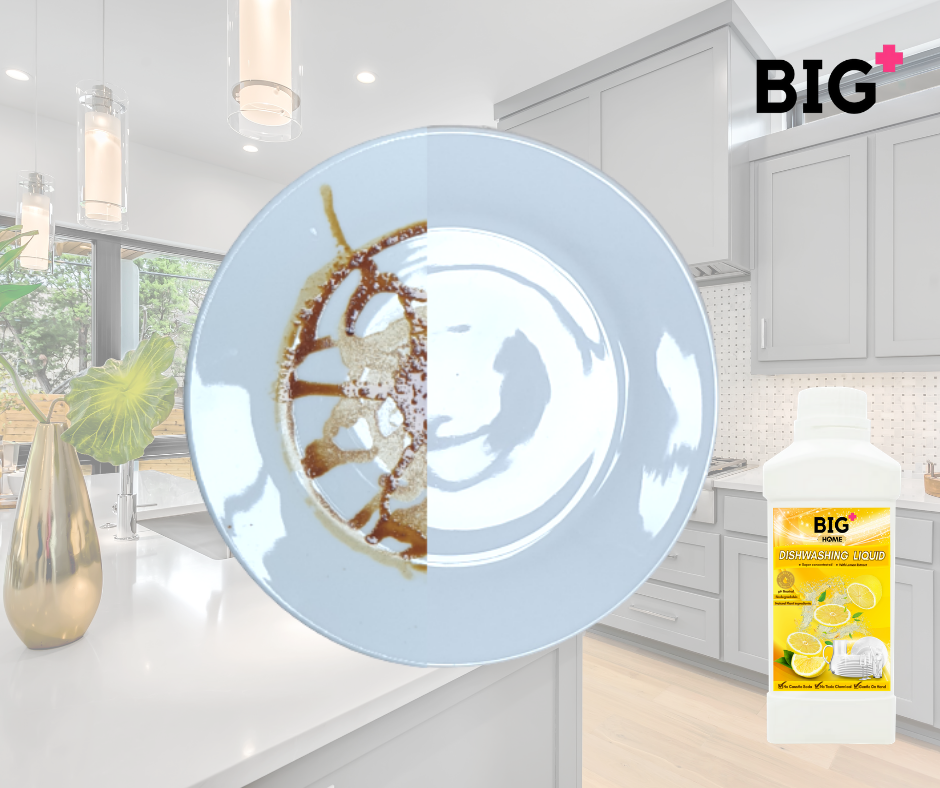 BIG+ Dishwashing Liquid (1000ml) [Triple Pack] Concentrated pH Neutral