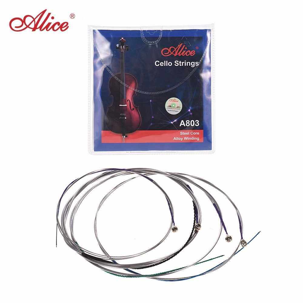 Alice A803 Universal Full Set (ADGE) Cello Strings Steel Core Alloy