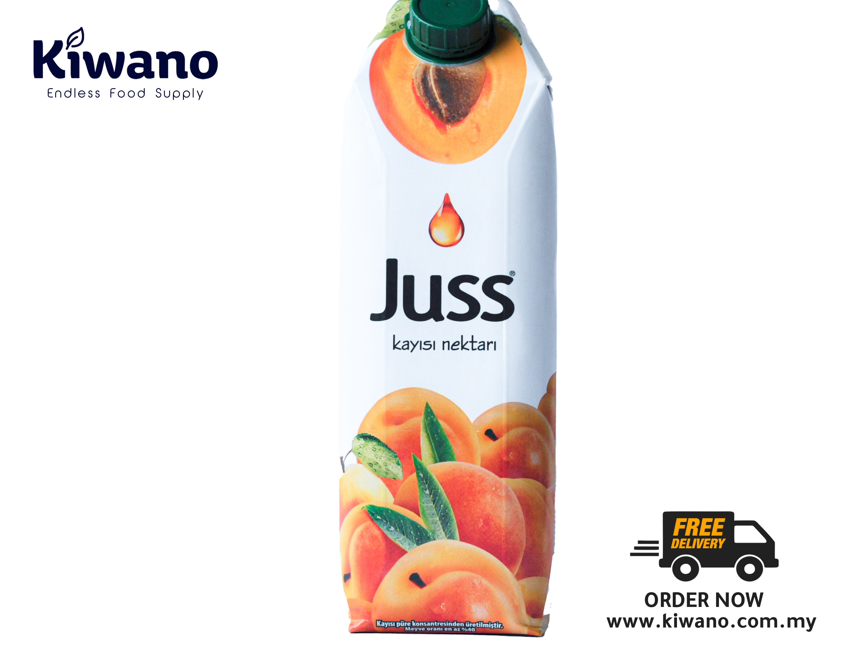 JUSS Fruit Nectar Apricot (12 X 1L)